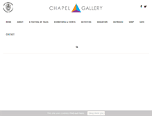 Tablet Screenshot of chapelgallery.org.uk