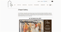 Desktop Screenshot of chapelgallery.ca