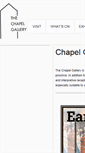 Mobile Screenshot of chapelgallery.ca